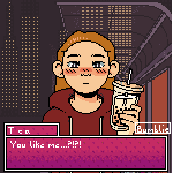 Picrew titled "pixel dating sim maker" by tarlic_goast